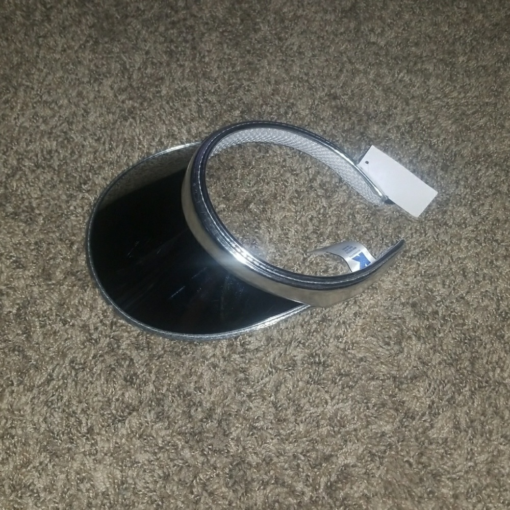 Cute silver trimmed visor